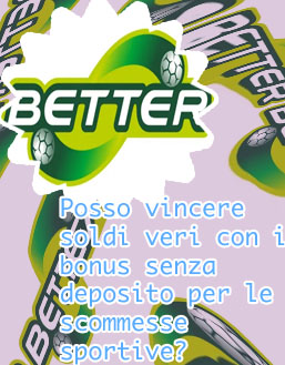 Bonus di benvenuto senza deposito scommesse